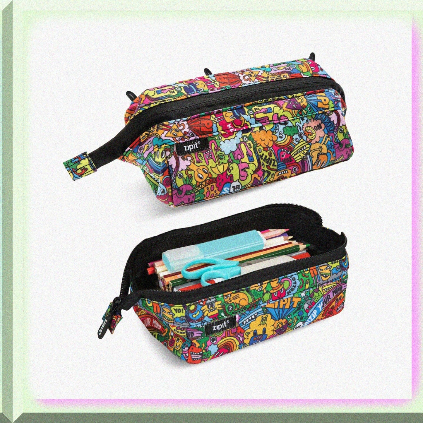 Large Capacity Pencil Case for School, College, Office
