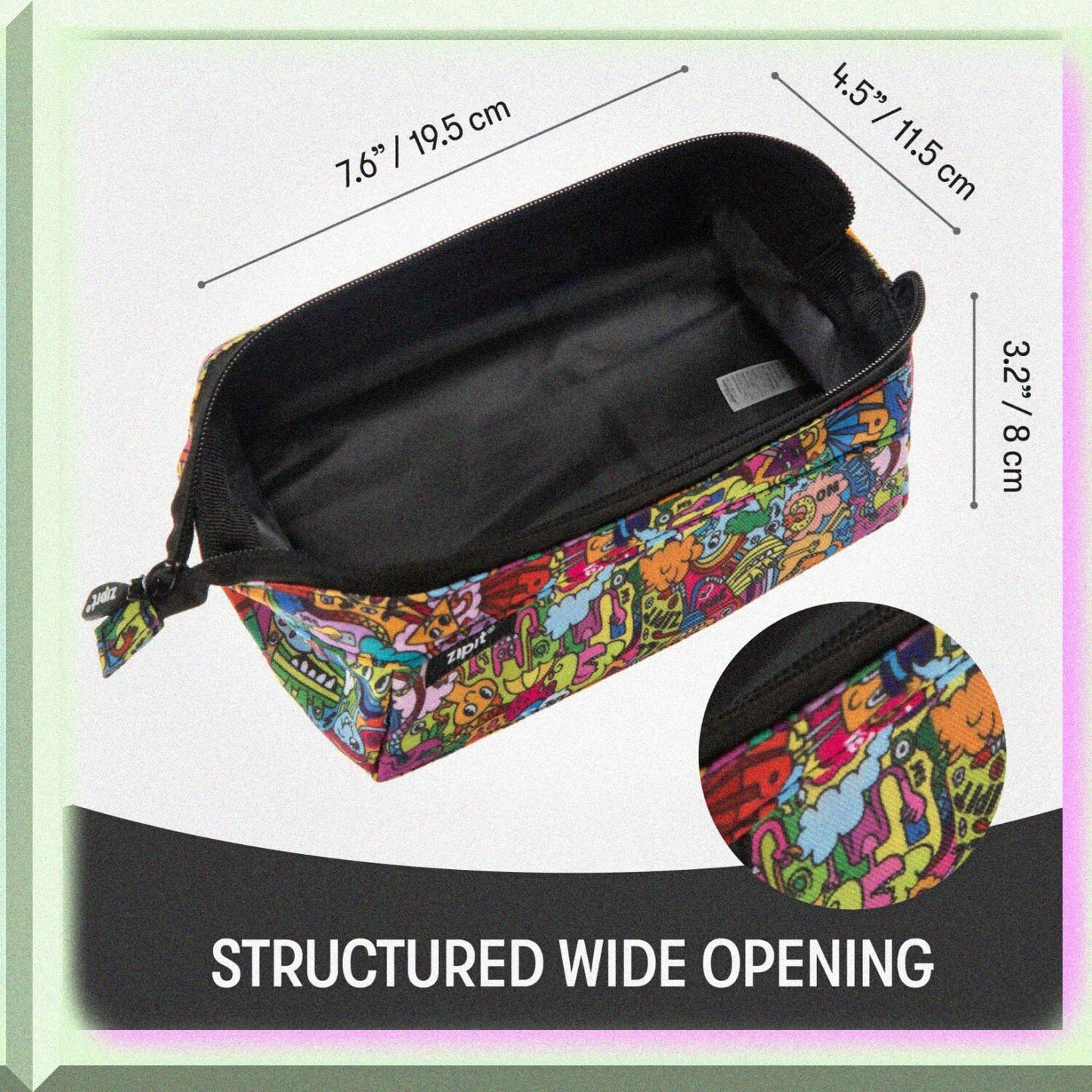 Large Capacity Pencil Case for School, College, Office