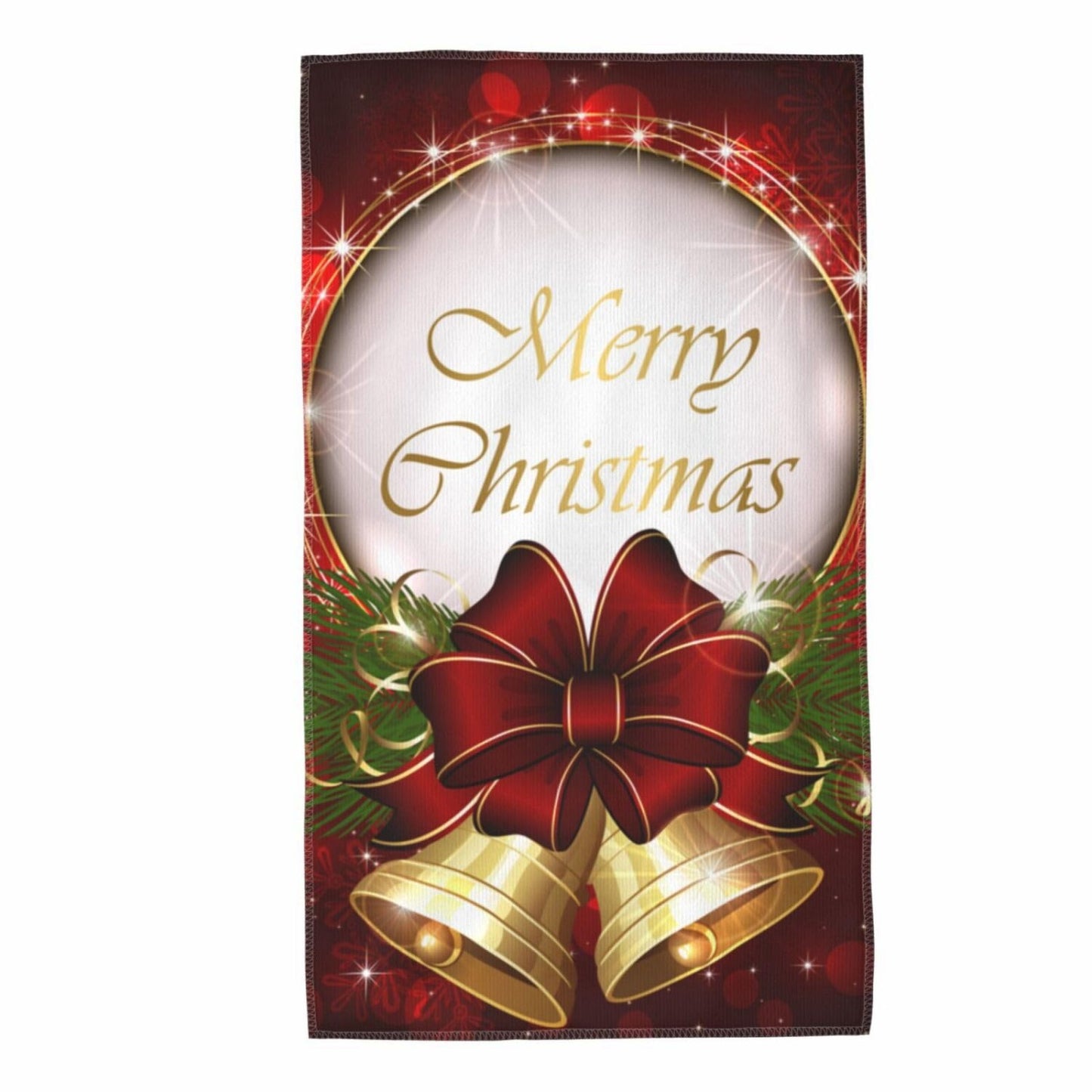 Hand Towel Microfiber Snowflake 27.5 x 15.7 Inch