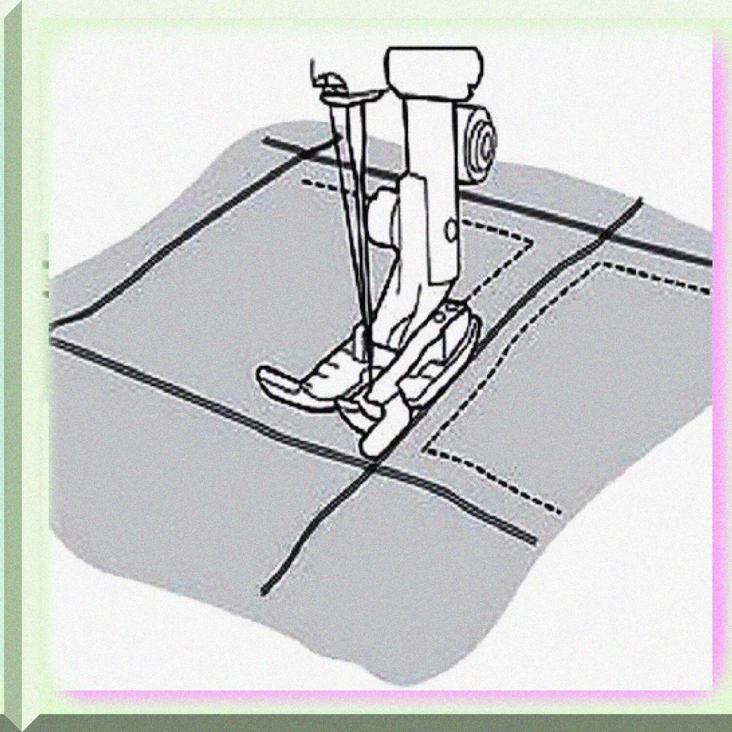 1/4" Edge Stitching Foot for Husqvarna Viking Group 7