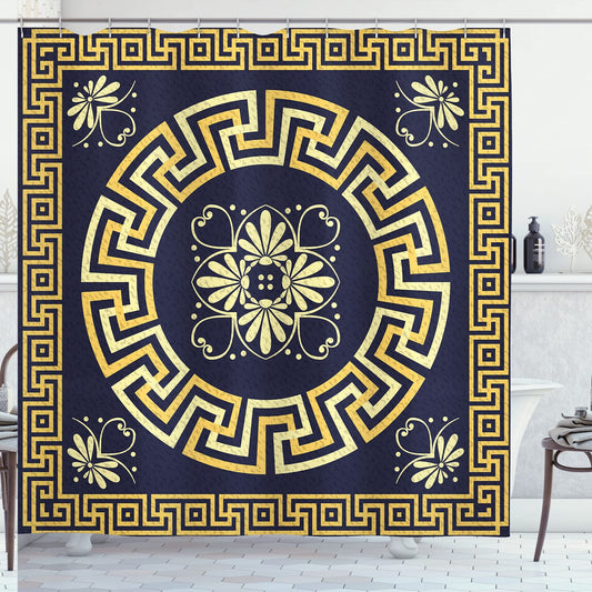 Floral Bohemian Shower Curtain 69x70 inches