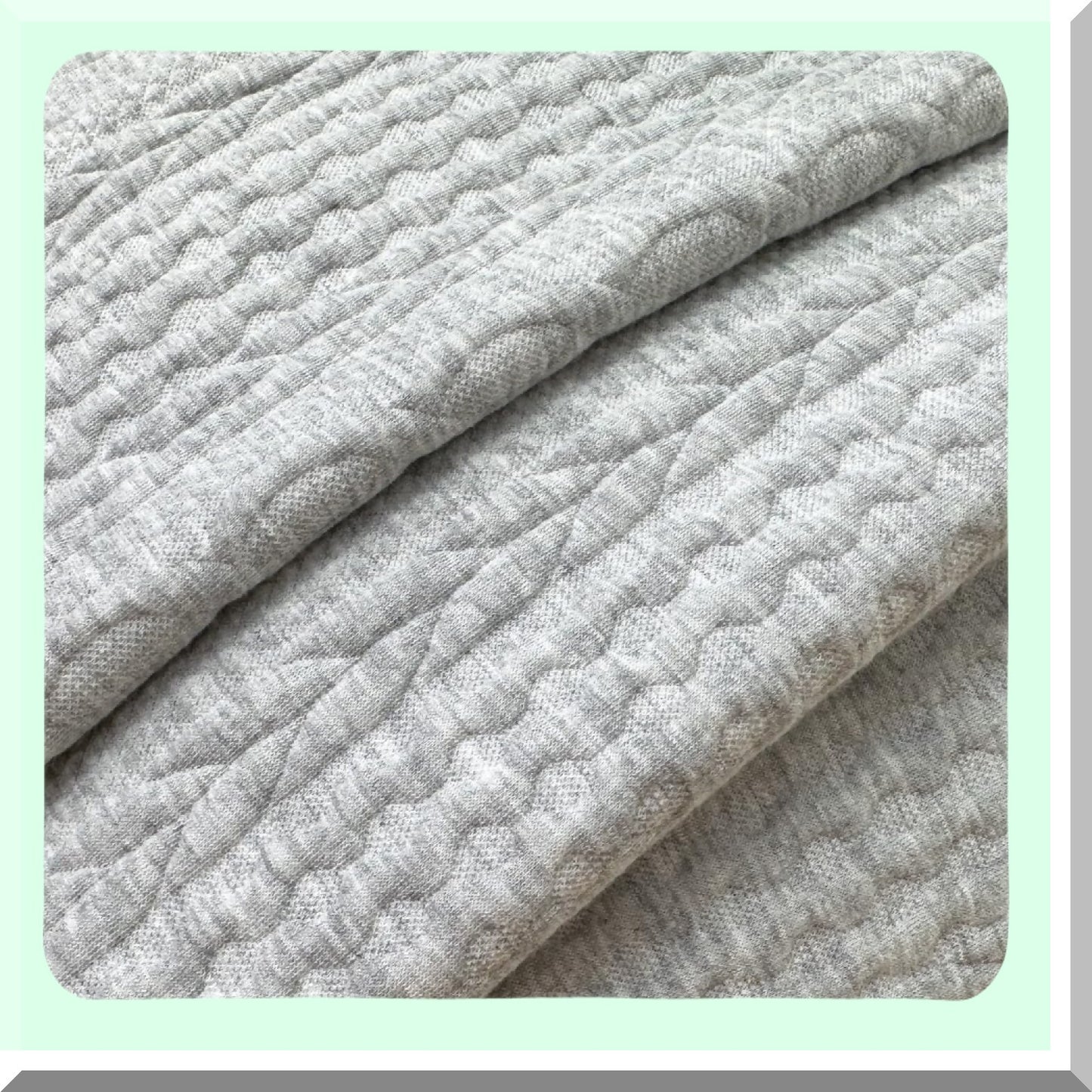 Elegant Grey Embossed Pillow Covers - Set of 2 Modern Farmhouse Cushion Cases for Sofa Bed Car Chair - Soft Gray Throw Pillowcases 18x18 inch