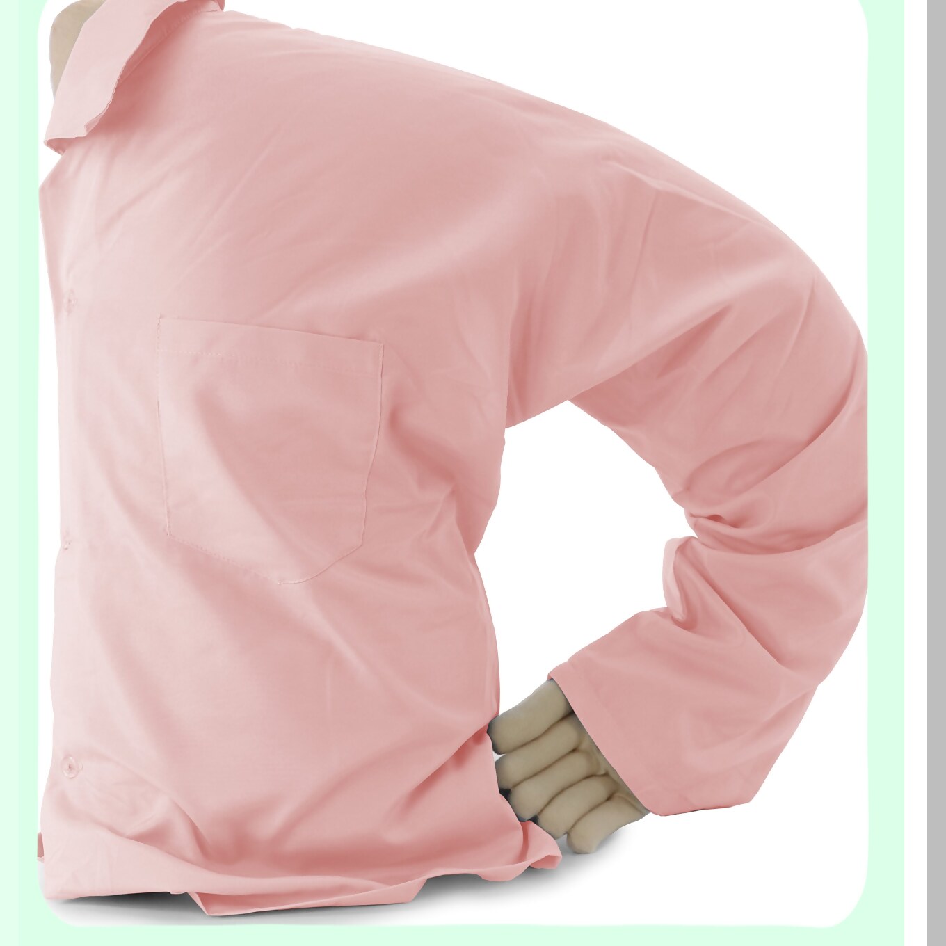 Cuddle Buddy Body Benefits - Funny Gag Gift Light Pink - Cute Fun Husband Companion - Unique Body Benefits Gift Idea