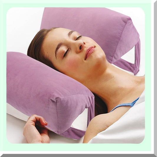 WrinkleGuard Back Sleep Pillow for Back Sleeping Support