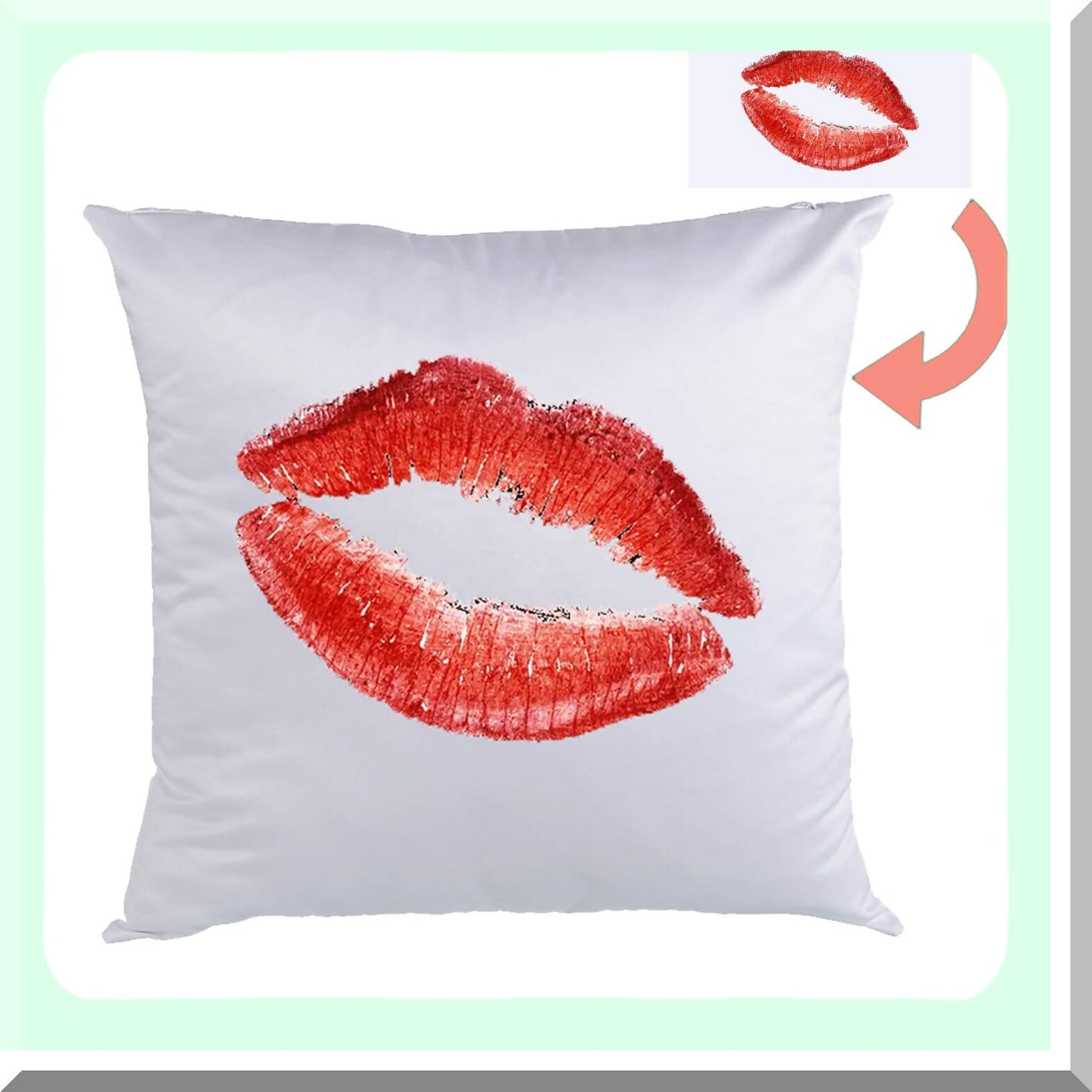 Sublimation Blank Pillowcase Set - DIY Printing Cushion Cover Kit for Sofa Decor, 8 PCS 16x16 White Polyester Throw Pillow Covers - Vinyl Project Supplies