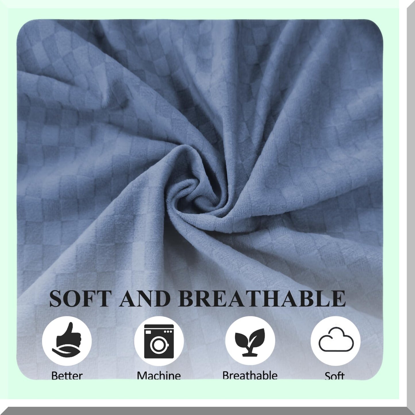 SleepEase Side Sleeper Body Positioning Wedge Pillow - Elevate Your Sleep Comfort with this Side Wedge Pillow for Back Positioning. Ideal for Elderly and Pregnant Women, Helps Prevent Bed Sores. Light Blue Color.
