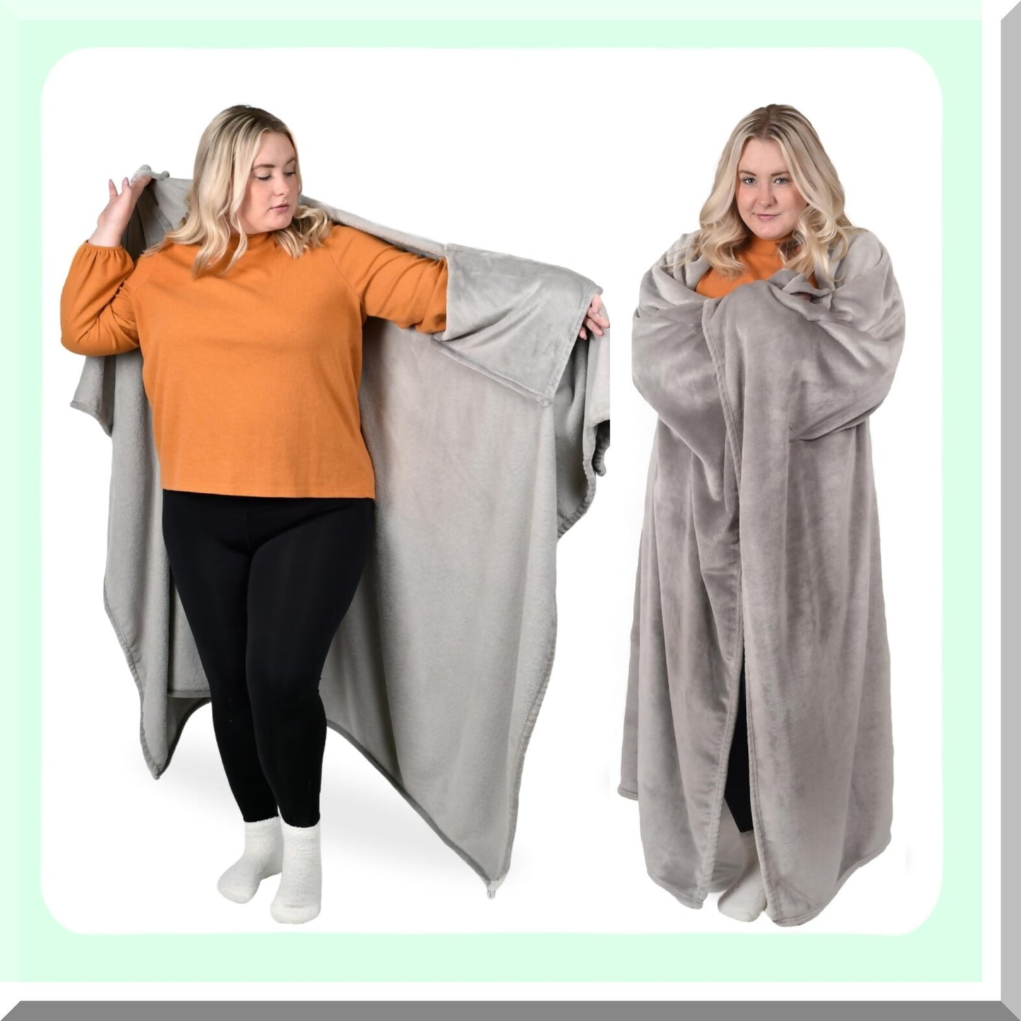 CozySleeve Fleece Blanket: The Ultimate Soft and Warm Gift for Moms, Dads, and Loved Ones