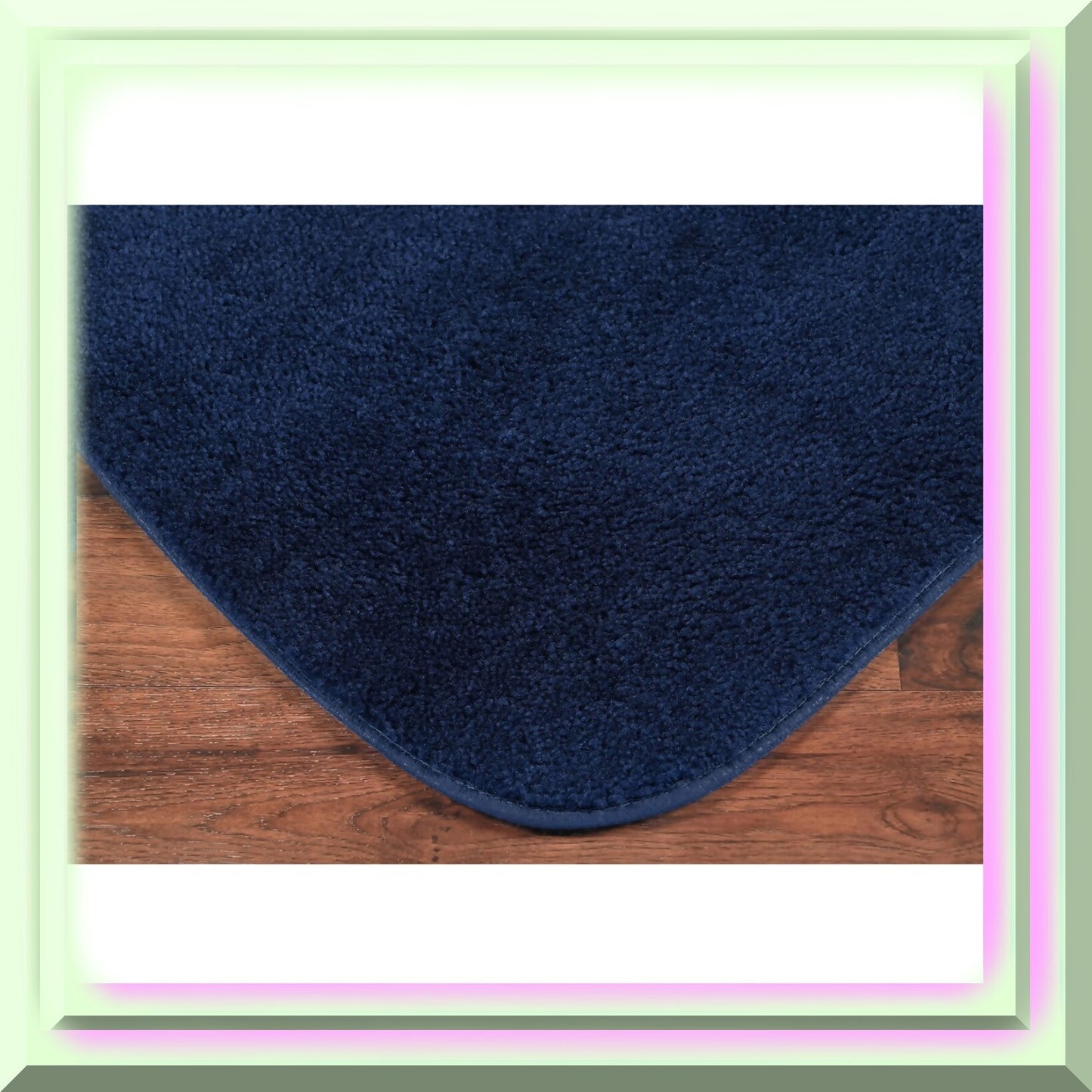 Nylon Bathroom Set 2-Piece Navy 21x34/22x60