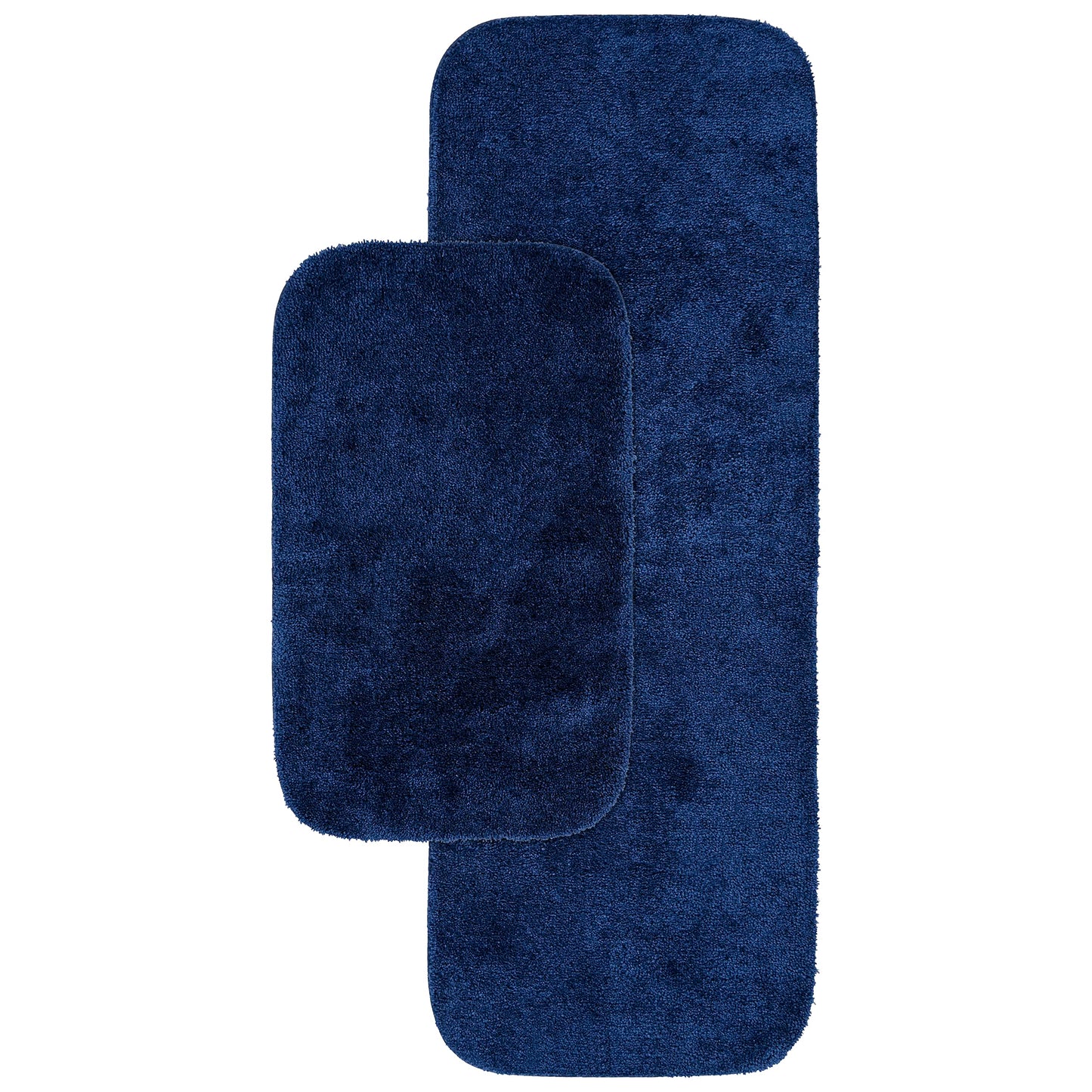 Nylon Bathroom Set 2-Piece Navy 21x34/22x60