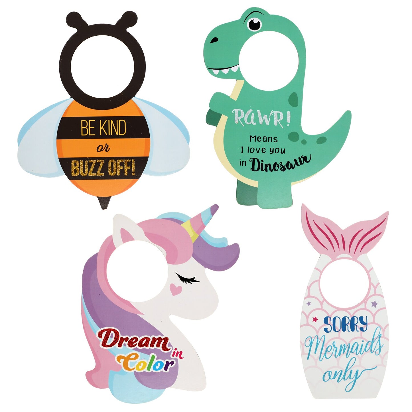 Children's Decorative Door Signs, 11x5.125-in. (Pack of 36)