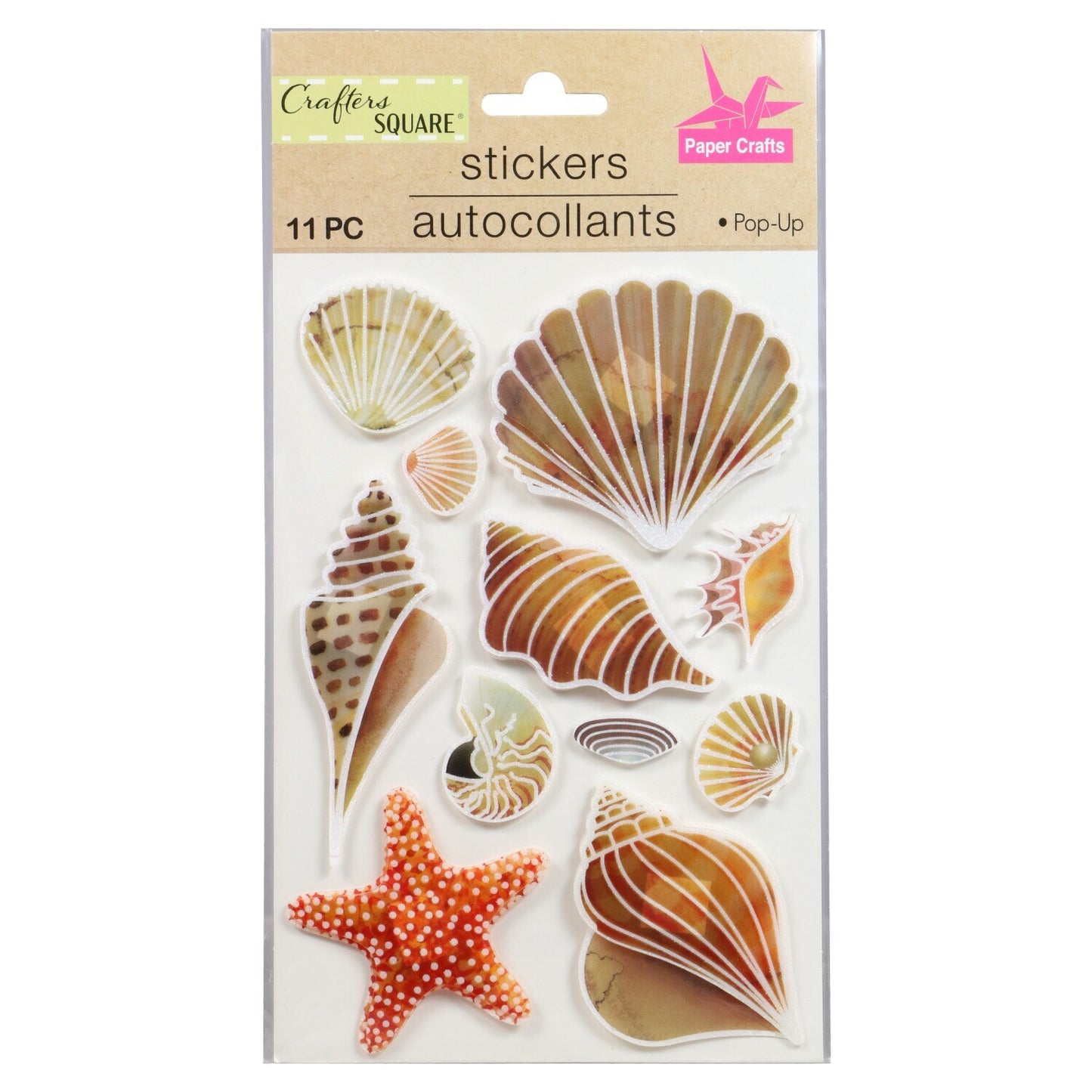 Crafter's Square Spring 3D Pop-up Stickers (Pack of 36)
