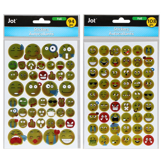 Jot Emoticon Paper Stickers (Pack of 36)