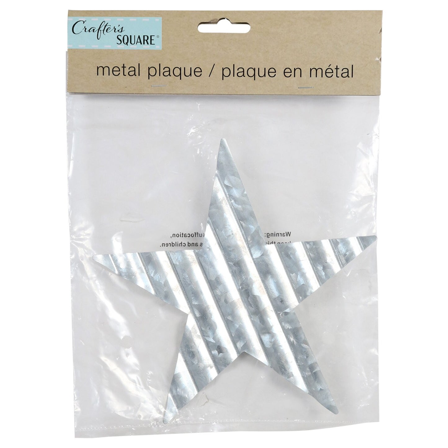 Crafter's Square Galvanized Metal Plaques, 7x.125x7 in. (Pack of 48)
