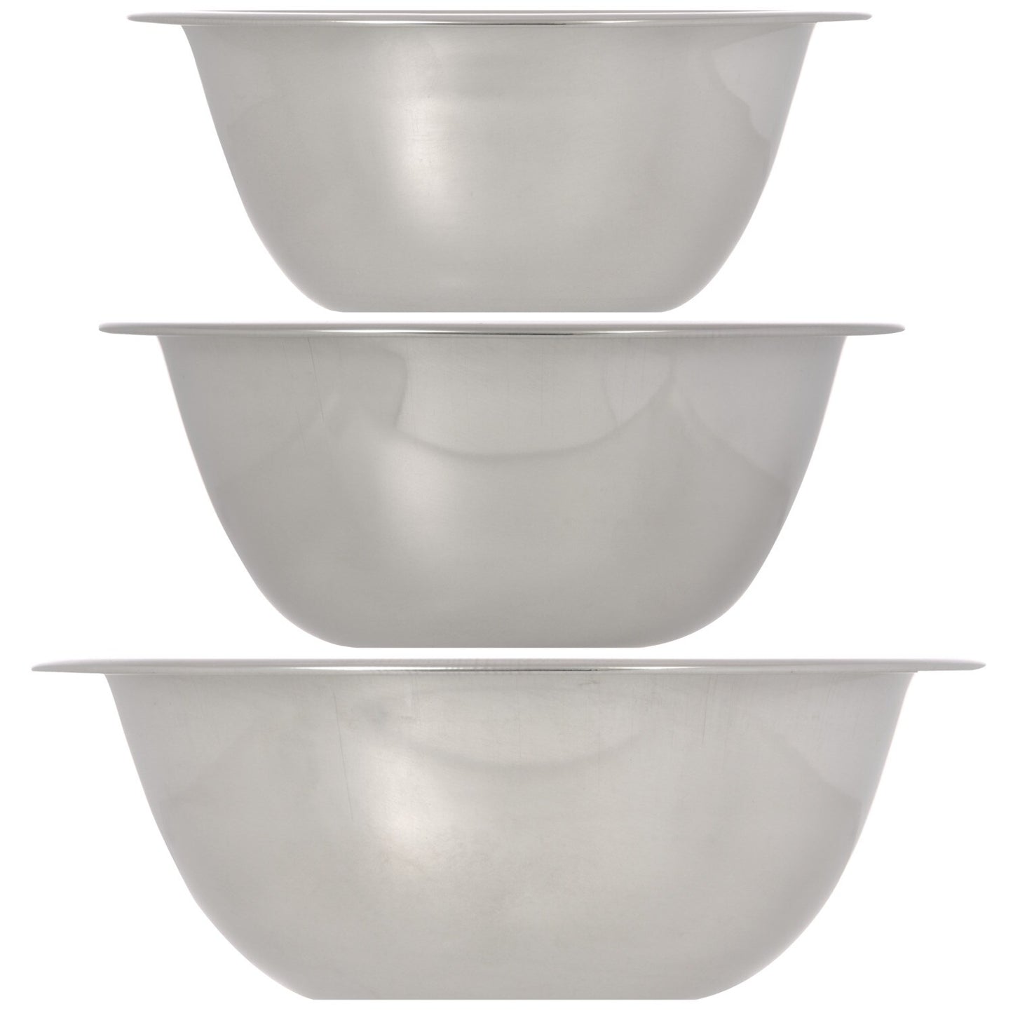 Cooking Concepts Assorted Stainless-Steel Mini Mixing Bowls (Pack of 24)