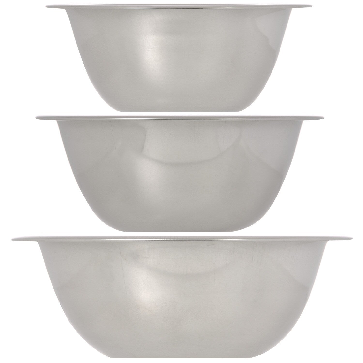 Cooking Concepts Assorted Stainless-Steel Mini Mixing Bowls (Pack of 24)