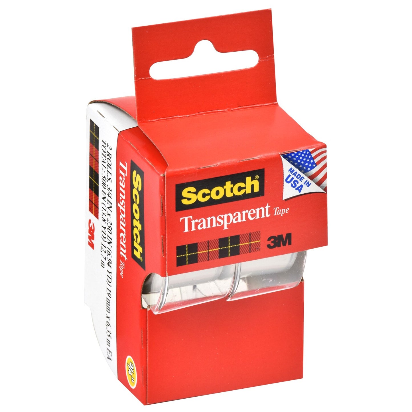 Scotch Transparent Tape, 2-ct. Packs (Pack of 4)