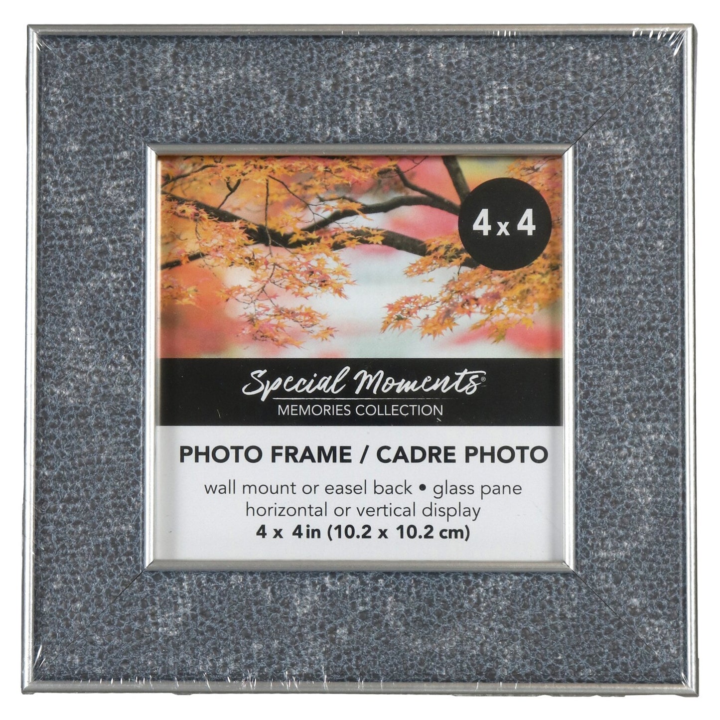 Special Retro Faux Wood Marble Picture Frames, 4x4-in. (Pack 12)