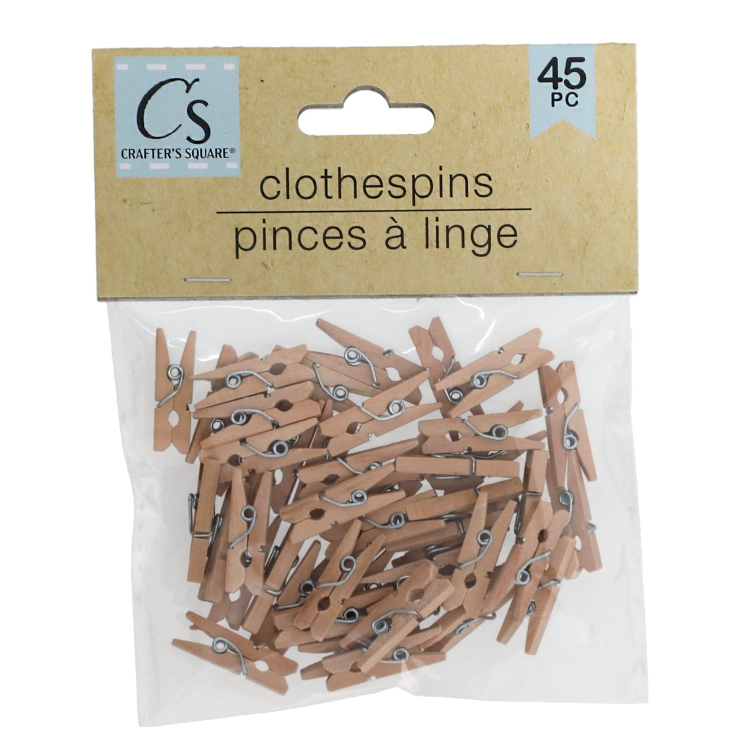 Crafter's Square Mini Clothespins, 50-ct. Packs (Pack of 4)