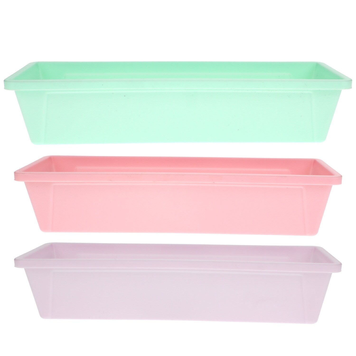 Teaching Tree Plastic Storage Trays, 3-ct. Packs (Pack of 36)
