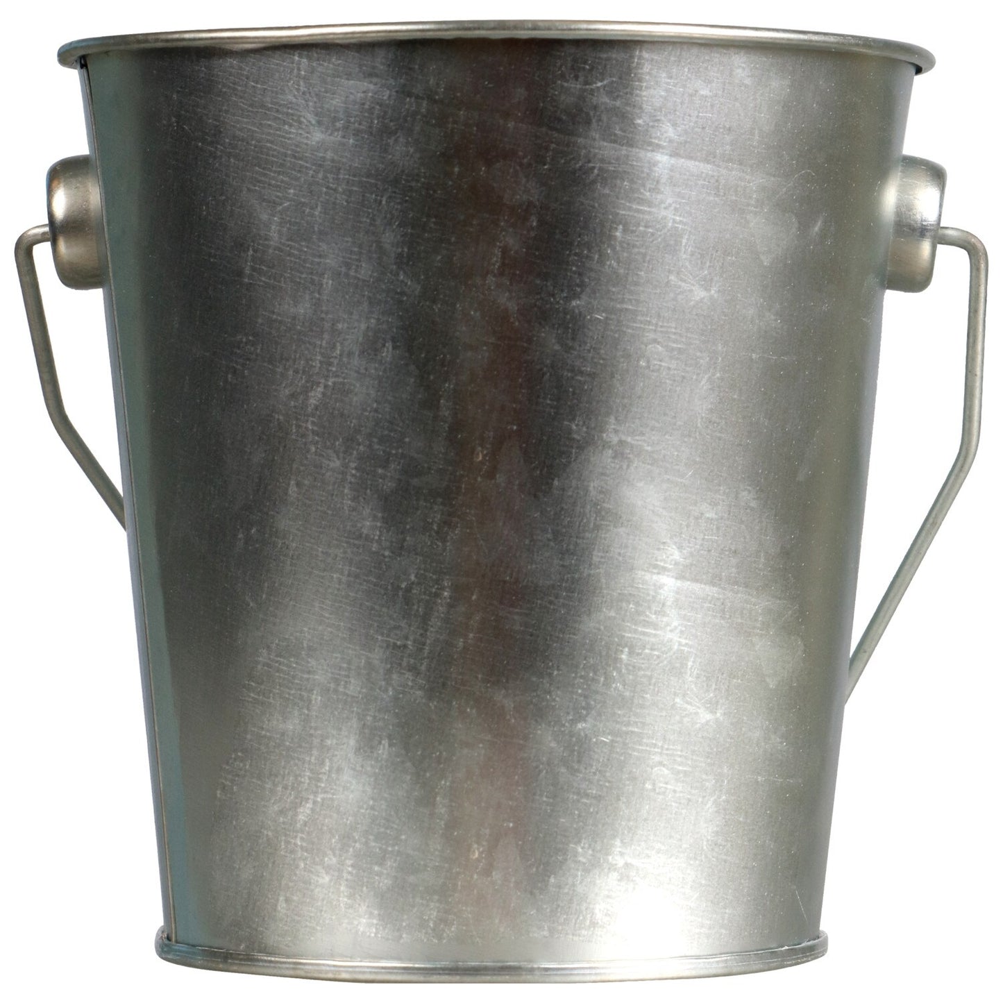 Galvanized Silver Pails, 4.5x4.125-in. (Pack of 36)