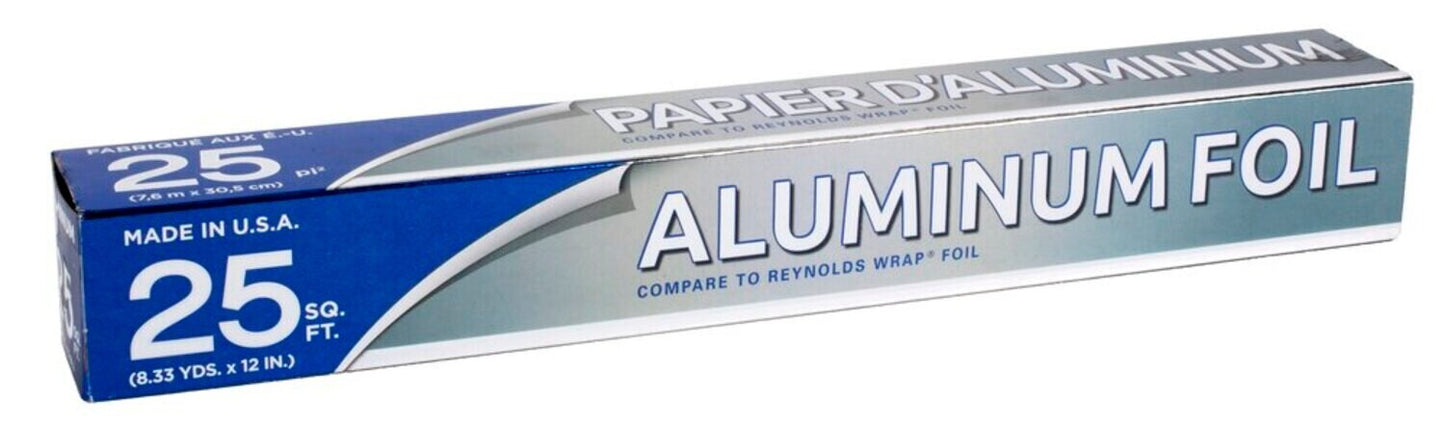Aluminum Foil Wrap, 25-sq.ft. Rolls (Pack of 35)