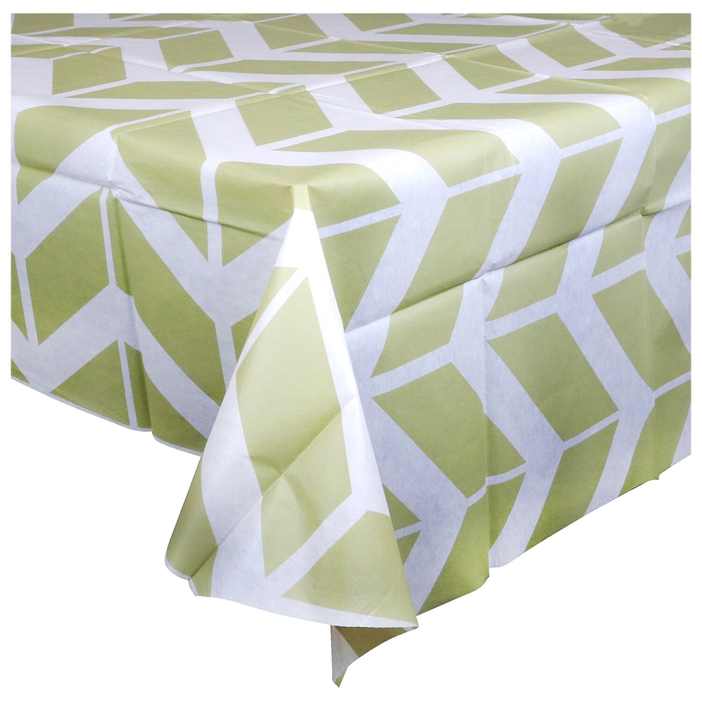 Home Collection Patterned Tablecloths with Flannel Backings (Pack of 36)