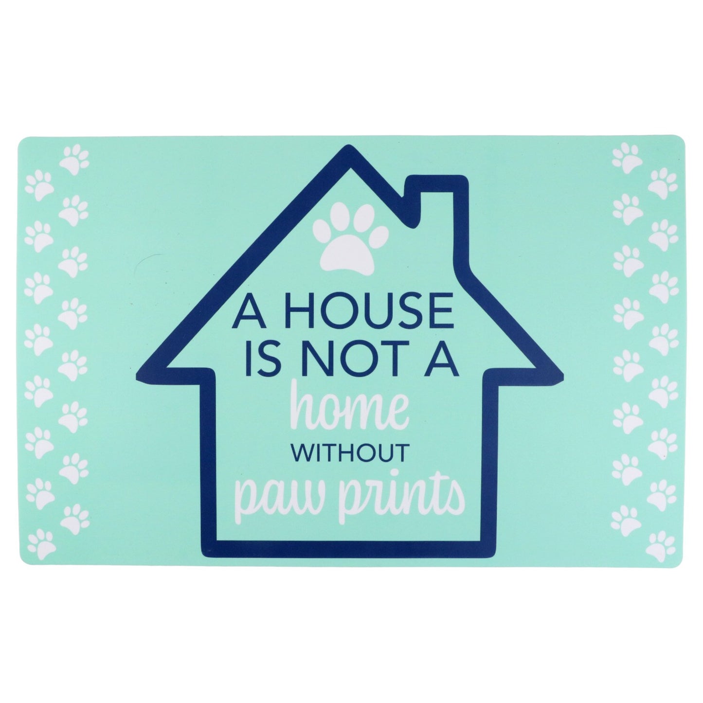 Home Collection Pet Themed Vinyl Placemats with Sentiments-Pack of 18