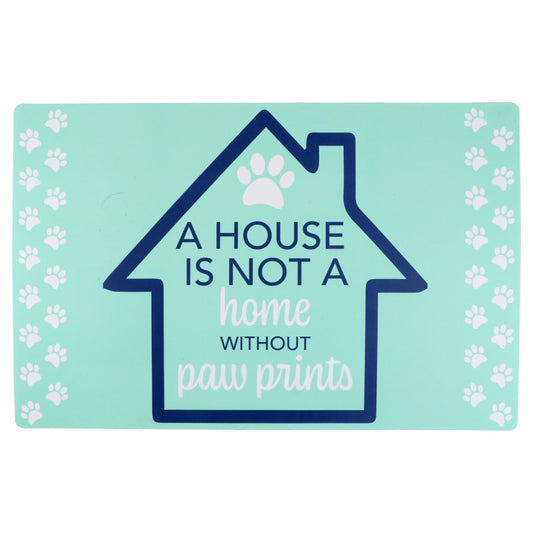 Home Collection Pet Themed Vinyl Placemats with Sentiments-Pack of 18