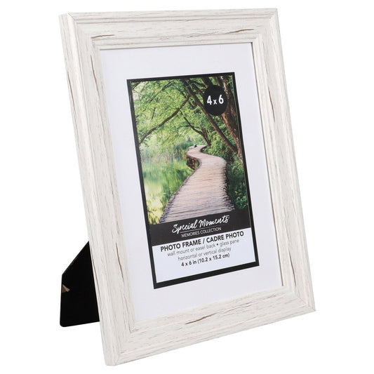 Special White-Washed Frames with Borders, 4x6 in. (Pack of 12)