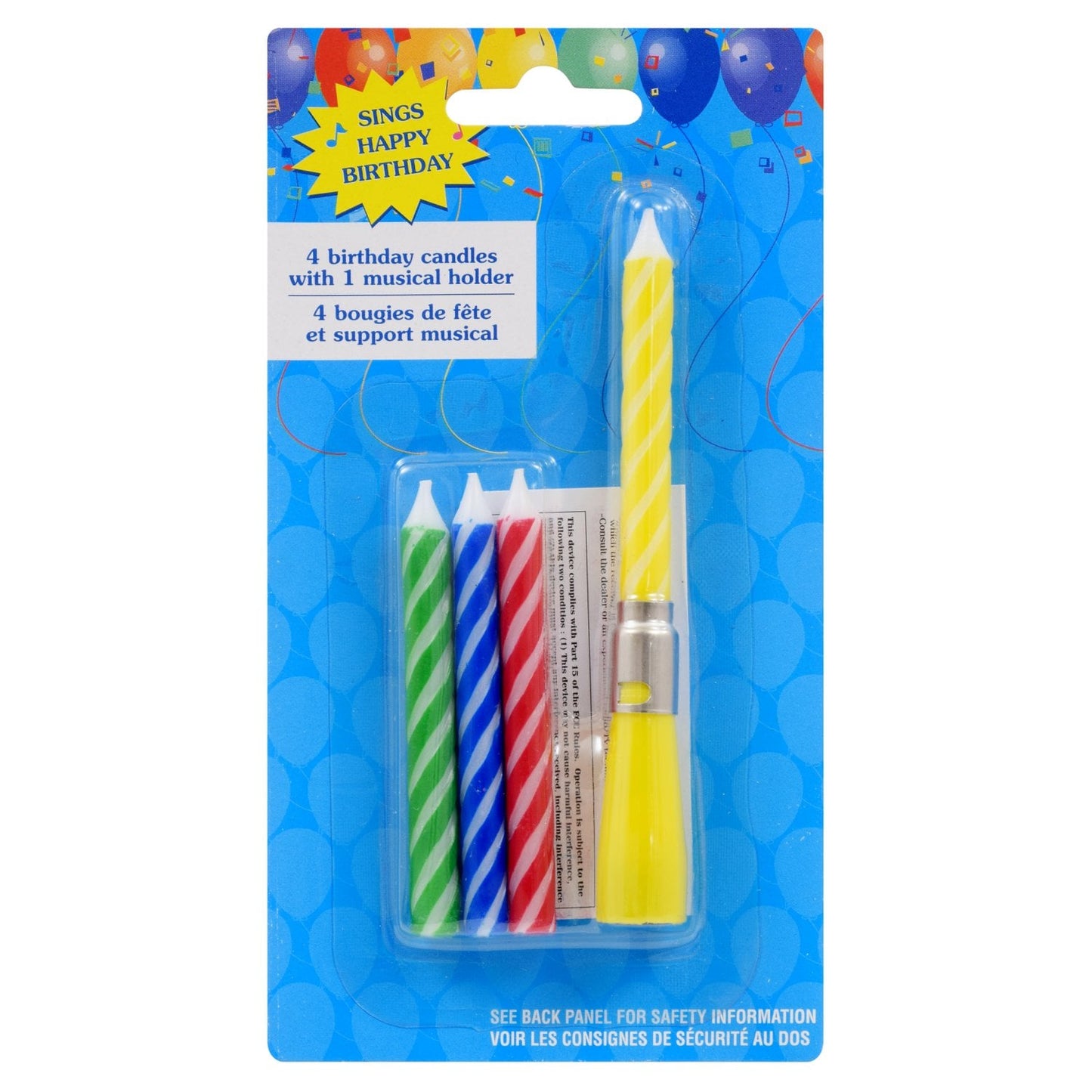 Musical Birthday Candles, 4-ct. Packs (Pack of 24)