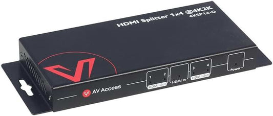 4K HDMI Splitter 1 in 4 out with 1080p and audio support