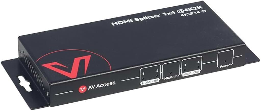 4K HDMI Splitter 1 in 4 out with 1080p and audio support