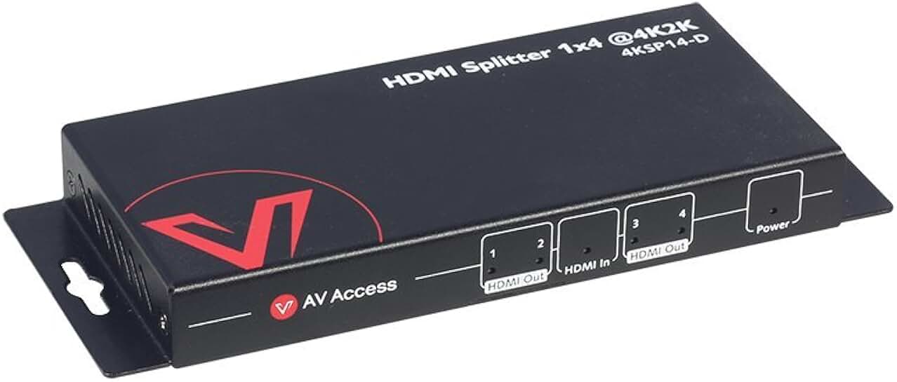4K HDMI Splitter 1 in 4 out with 1080p and audio support