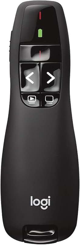 Wireless Presenter with Laser Pointer and Remote