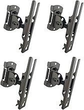Set of 4 Pan Tilt Lock Mounts with Adapter and Screws