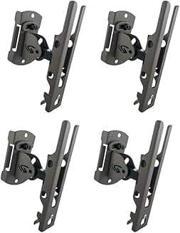 Set of 4 Pan Tilt Lock Mounts with Adapter and Screws
