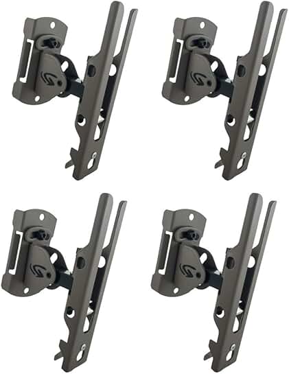 Set of 4 Pan Tilt Lock Mounts with Adapter and Screws