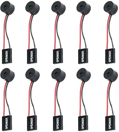 10pcs Mini Computer Case Buzzer Beep Alarm Speakers