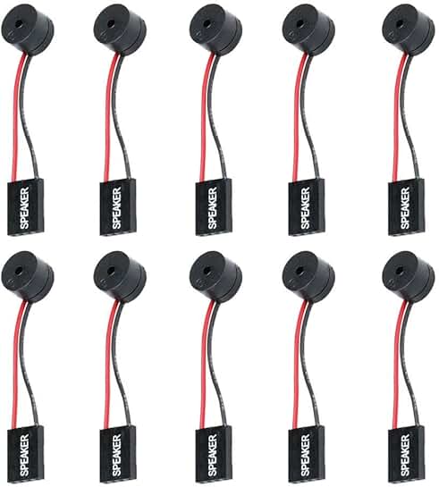 10pcs Mini Computer Case Buzzer Beep Alarm Speakers
