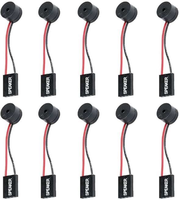 10pcs Mini Computer Case Buzzer Beep Alarm Speakers