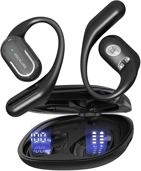 Wireless Open Ear Headphones with 60H Playtime