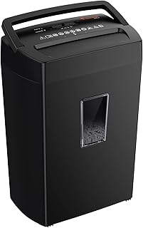 Heavy Duty Cross Cut Paper Shredder with 5.5 Gal Bin
