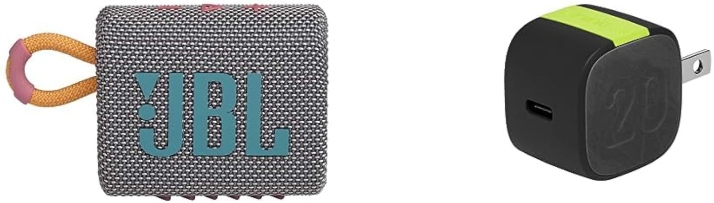 Portable Bluetooth Speaker and Compact USB-C Charger