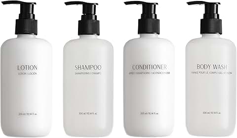 Shampoo, Conditioner, Body Wash, and Lotion Set