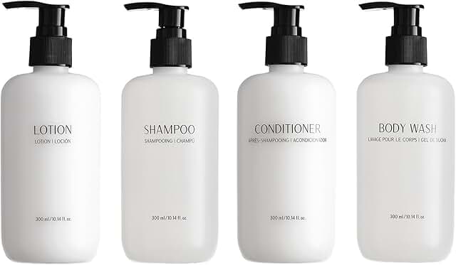 Shampoo, Conditioner, Body Wash, and Lotion Set