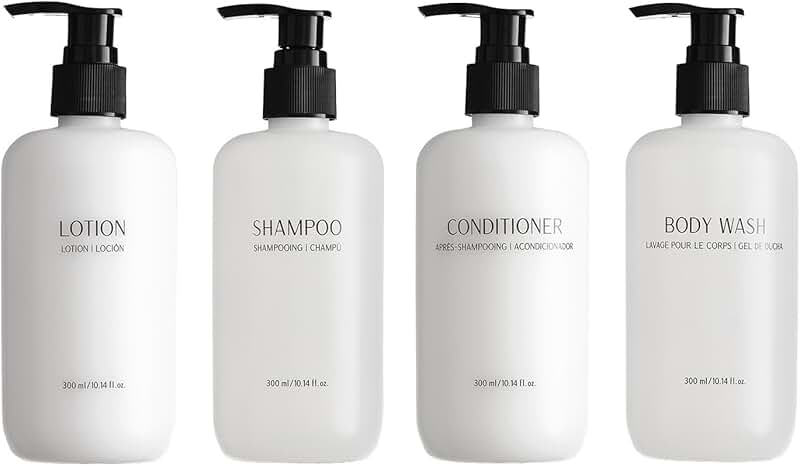 Shampoo, Conditioner, Body Wash, and Lotion Set