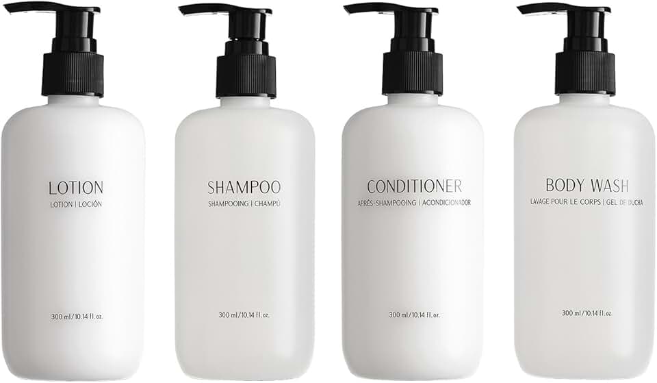 Shampoo, Conditioner, Body Wash, and Lotion Set