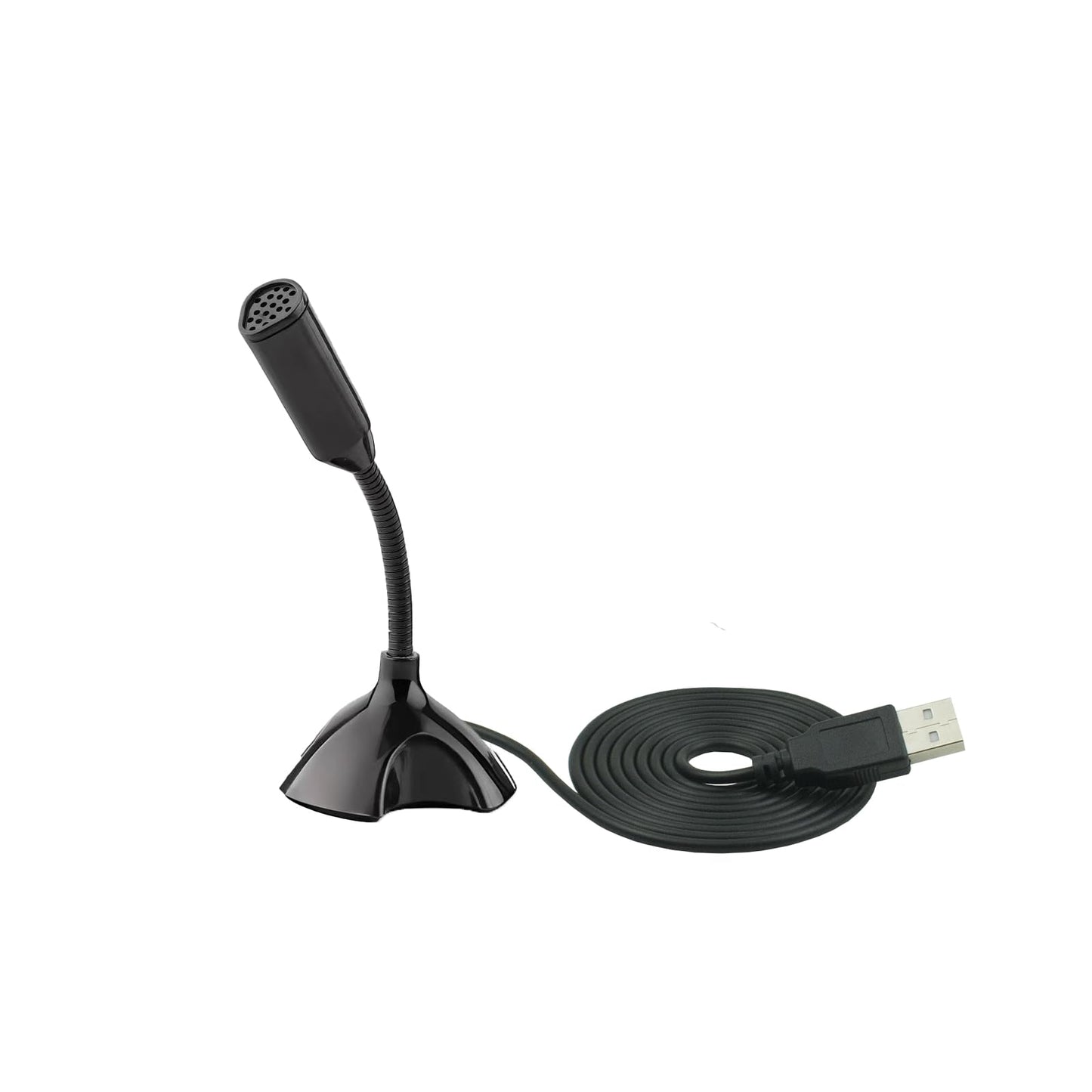 Adjustable USB Microphone for Laptop and Desktop