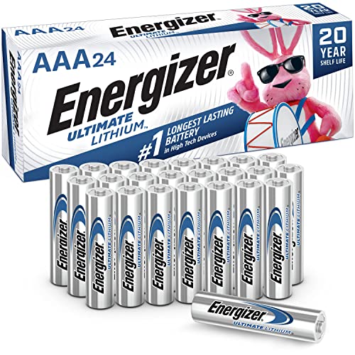24-pack of AAA lithium batteries