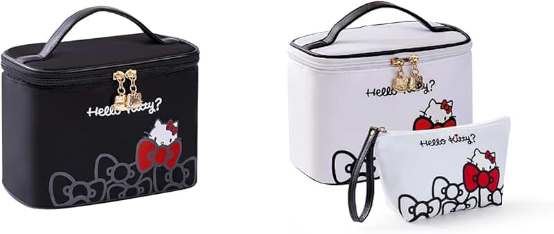 Large Waterproof Travel Makeup and Toiletry Bag Set
